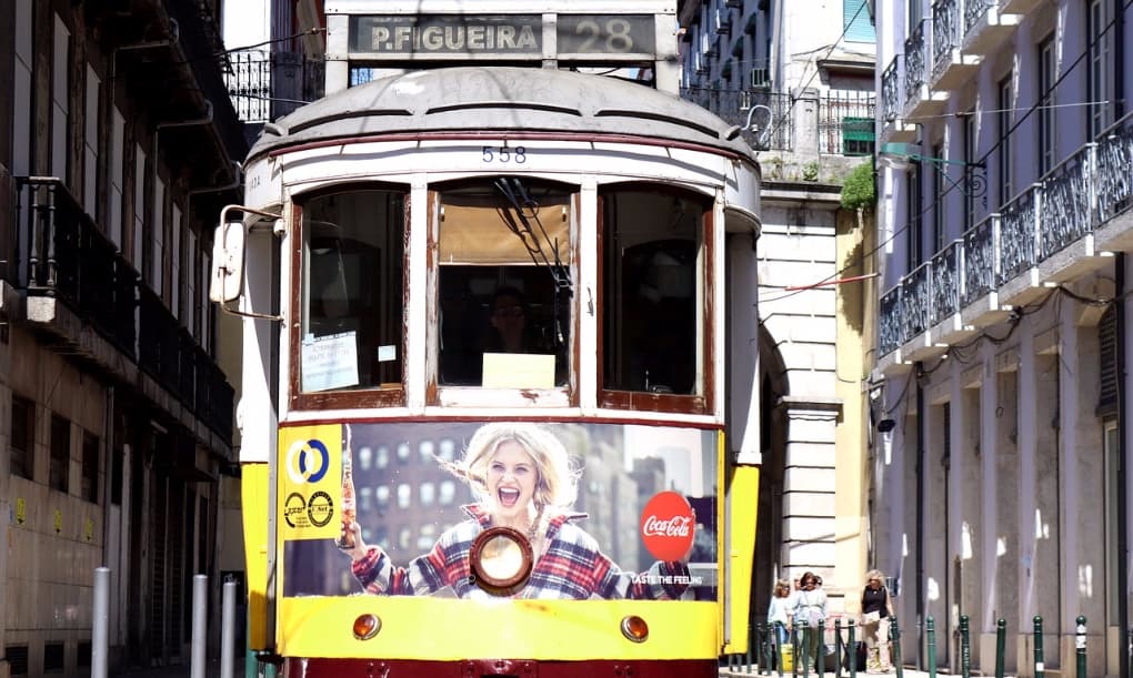 Tram 28 Lisbon, Portugal