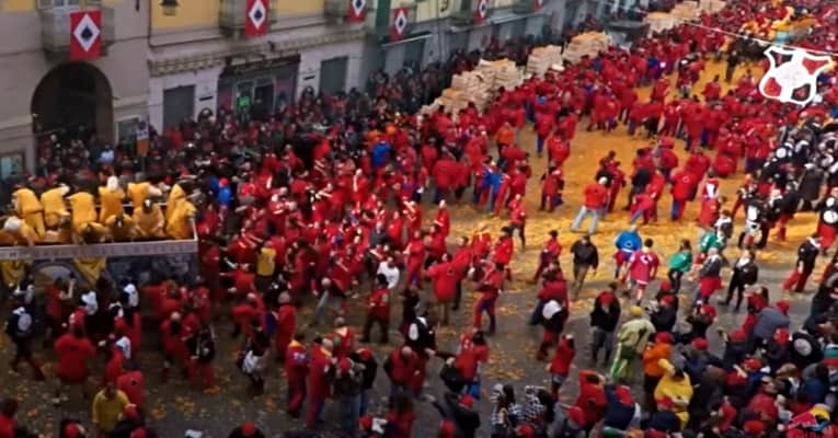 Battle of the Oranges Turin 