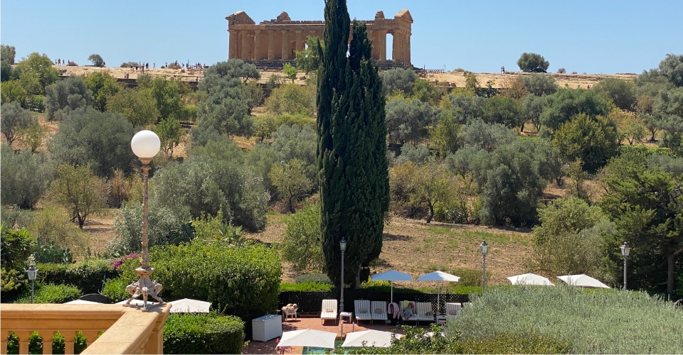 View from my room Hotel Villa Athena